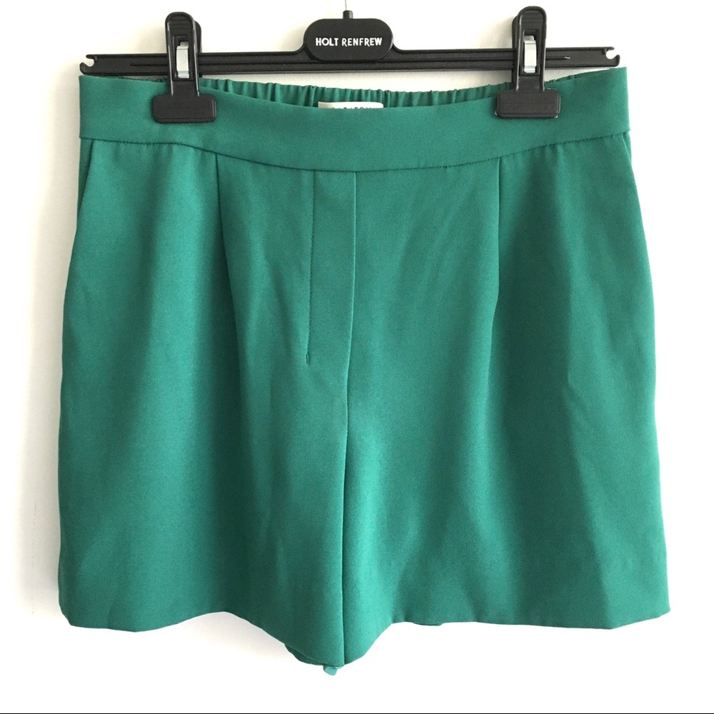 (SOLD) ARITZIA Babaton High Rise Shorts Green 6 - Picture 3 of 5